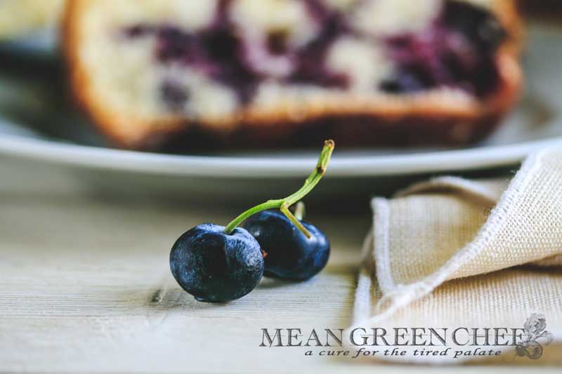 Blueberry Lemon Quick Bread Recipe | Mean Green Chef