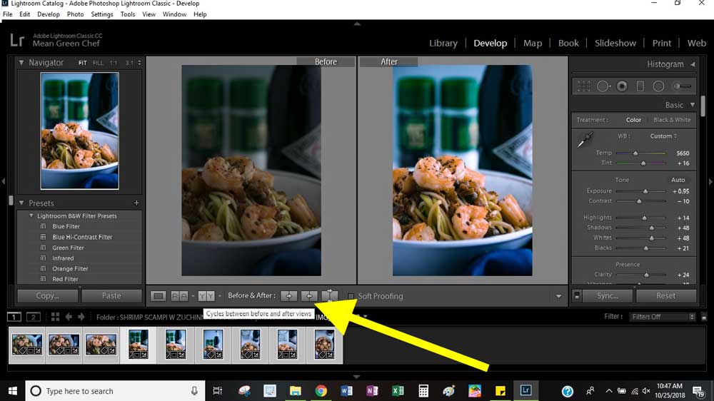Learn Lightroom Basics for Food Photography | Mean Green Chef