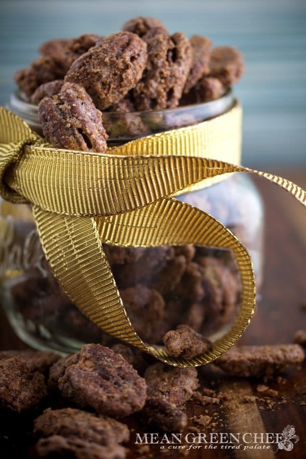 Roasted Candied Pecans Recipe | Mean Green Chef