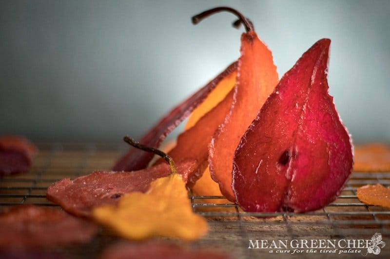 Colored Glass Pears | Mean Green Chef