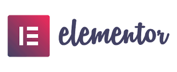 Elementor logo on a white background.