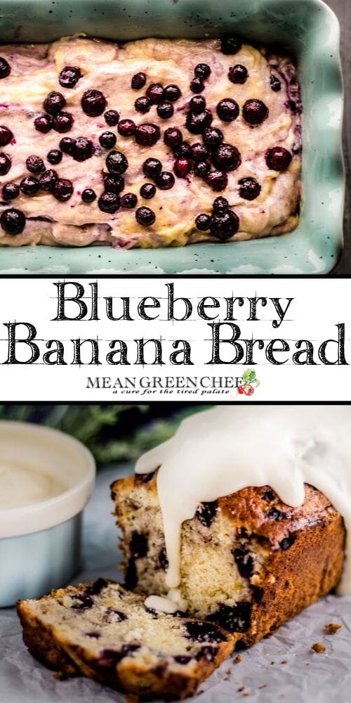 Rustic Blueberry Banana Bread
