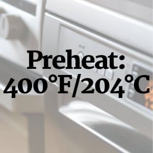 Preheat oven to 400°/204°C