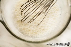 Flour and milk for Hot Triple Cheese Beer Dip Recipe